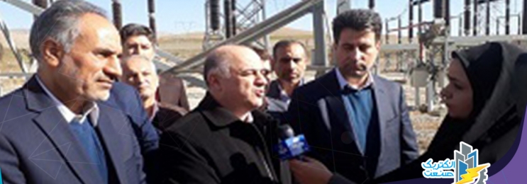 حائری از پست صادر کننده ی برق به عراق بازدید کرد