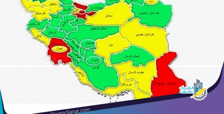 آیا نقشه برق کشور خوش مصرفی یا بد مصرفی را نشان می دهد؟