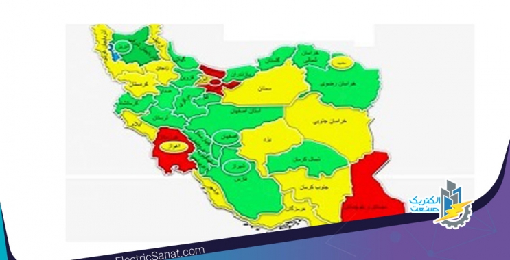 آیا نقشه برق کشور خوش مصرفی یا بد مصرفی را نشان می دهد؟