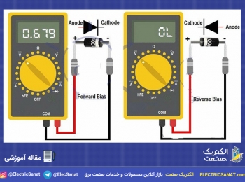 نحوه تست سالم بودن دیود