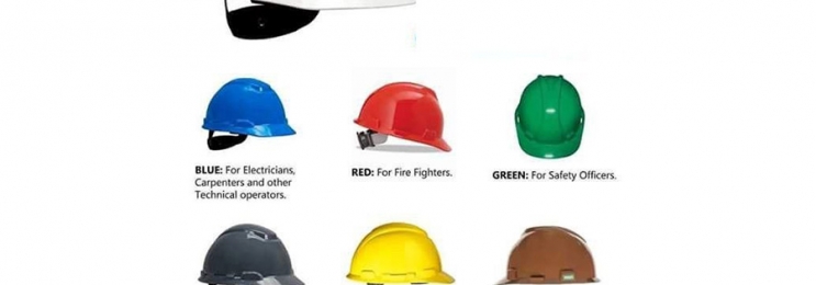 رنگ های کلاه ایمنی را بشناسید