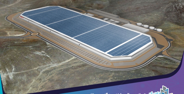 تسلا در حال ساختن بزرگترین سقف مجهز به پنل های خورشیدی در دنیا است.