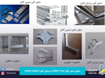 معرفی سینی کابل(Cable Tray) و نردبان کابل(Cable Ladder)